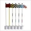 Haste de Bandeira de Golfe Buraco Copa Campo de Treino Green de Putt Buraco de Bandeira Especial Copa de Buraco Conjunto de Haste de Bandeira de Aço Inoxidável Campo de Green de Putt