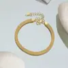 Pulsera de Malla Tejida Estilo Coreano Estilo Ins Plata de Ley S925 Estilo Minimalista Simple Joyería Versátil para Mujer Venta al por Mayor Transfronteriza