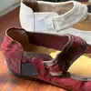 26 Zapatos Mary Jane de Piel de Oveja Texturizada de Primavera para Mujer, Zapatos de Ballet Casuales Retro de Nicho de Cuero Genuino para Mujer