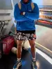 Pantalones Cortos de Baloncesto Callejero Americanos de Moda para Hombre, Holgados, Casuales, de Cuarto, para Correr, Deportes, Secado Rápido, Transpirables, Pantalones de Entrenamiento