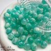 Cuentas redondas de resina dorada cielo estrellado de ensueño de 12 mm para pulsera hecha a mano DIY, collar, joyería, cuentas redondas, cuentas sueltas, accesorios de material