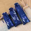 Bolsita Vintage Bolsa Vacía Brocado Bolsita para Peine Cordón Bolsa de Almacenamiento para Peine de Madera Peine de Cuerno Bolsillo con Cordón Bolsa de Terciopelo