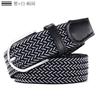 Cinto elástico casual feminino, cinto decorativo masculino e feminino, jeans jack, 12 cores opcionais, uma geração de cabelo