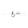 Moda Orejera Labio Uña Corea del Sur Celebridad Cibernética Elegante Elegante Labio Simple Hueco Tres Dimensiones Alas Avanzado Elegante