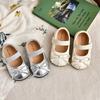 2025 Zapatos de Princesa con Lazo para Niñas Plata Zapatos para Bebé de Suela Blanda Zapatos para Bebé y Niño Pequeño Zapatos de Cuero para Niños Niños