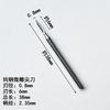 Cuchillo triangular de erizo de acero de tungsteno 2.35 tallado nuclear de madera tallado de hueso perlado trazado perforado carpintería joyería tallado de cera cuchillo triangular