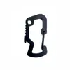 Mosquetón Exterior Hebilla Colgante Multiusos Hebilla para Botella de Agua de Metal Mosquetón Pequeño de Tiburón de Acero Inoxidable Hebilla Multifuncional en Forma de D