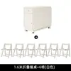 Juego de mesa y sillas de comedor plegables multifuncionales, moderno y simple, adecuado para apartamentos pequeños, mesa de comedor extensible con ruedas, mesa de comedor simple