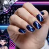 Sp-329Mini Gato Azul 10 Piezas Fototerapia Hechas a Mano Uñas Portátiles de Alta Gama Chica Popular Ojo de Gato Azul Blanqueamiento Pegatinas para Uñas
