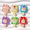 Gatito de Helado Lindo de Dibujos Animados Accesorios de Resina Paquete de Materiales para Funda de Teléfono Móvil DIY Hebilla de Zapato Llavero Pasador Pequeño Diadema