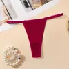 Tanga de Tira Fina, Alta Elasticidade, Respirável, Calcinha T Seamless, Disponível em Várias Cores para Atacado, Fornecimento Direto da Fábrica, Exportação Transfronteiriça