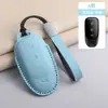 Adequado para os Modelos Ideal L6L7L8L9, Capa Protetora Simples de Couro para Chave de Carro, Estojo de Chave de PU de Três Cores com Cobertura Total