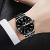 Venta directa del fabricante: Reloj de Moda para Hombre, Resistente al Agua, Versátil, con Calendario, Esfera Grande Elegante, Moderno, de Alta Definición