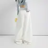 Pantalones vaqueros anchos de pierna ancha, sueltos, de cintura alta, estilo retro americano, versátiles, con caída, hasta el suelo, longitud extendida, admite envío directo