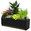 Caja de flores iluminada Zhixiao para balcón exterior, terraza, patio, caja de plantación interior iluminada con compartimentos de acero inoxidable