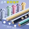 Tampa de Lápis de Garra de Gato, Tampa de Lápis de Silicone Macio de Aparência Elegante para Estudantes, Capa Protetora para Ponta de Caneta, Tampa de Lápis Infantil, Tampa de Lápis