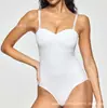 Nuevo Body Moldeador Strapless de Tirantes Cruzados para Mujer, Tirantes Extraíbles, Bodys de Lencería Sexy para Moldear el Cuerpo