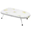 Tabla de Planchar de Escritorio para el Hogar Pequeña para Dormitorio Plegable Mini Portátil Ajustable Resistente a Altas Temperaturas Multifunción