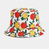 Comércio eletrônico transfronteiriço Amazon best-seller padrão de frutas pescador chapéu homens e mulheres Outdoor Leisure chapéu de sol chapéu de viagem de verão