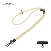 Cordón para Teléfono Móvil Tres en Uno, Largo Cruzado, Cuerda Desmontable para Teléfono Móvil, Cadena Tejida Fuerte para Colgar en el Cuello del Teléfono Móvil, Personalizado