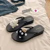Chanclas de Nuevo Estilo Gato Negro con Suela Gruesa y Cuña Elevadora, Pantuflas Antideslizantes, Elegantes de Dibujos Animados Lindas Versátiles para Playa