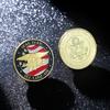 Moneda conmemorativa del Equipo SEAL mar aire cambio despacho guardia sello moneda de oro insignia de honor de súper equipo