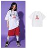 Hip Hop Street Dance Fashion Roupas Roupas de Dança Infantil Roupas de Performance Meninos Cool T-shirt Moda Fried Street Girl's Catwalk Suit Summer