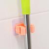 Clip para Mopa sin Costuras Colgador de Escobas sin Taladro Gancho para el Hogar Soporte de Tarjeta Estante de Almacenamiento sin Costuras para Pared de Baño