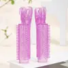 Clip de Raíz de Pelo Esponjoso Dorado Galvanizado de Venta Caliente con Clip Transparente para Fijar Flequillo y Artefacto Rizador para la Parte Superior del Cráneo