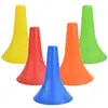 Equipo de Entrenamiento de Baloncesto, Tubos en Forma de Cono, Postes Marcadores, Obstáculos de Cono de Helado, Equipo Auxiliar para Control de Balón de Fútbol