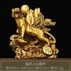 Figura de Tigre de Bronce para la Riqueza, Tigre del Dinero, Tigre en la Montaña, Decoración de Escritorio, Mascota del Año del Tigre, Tigre de Cobre