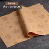 Papel para embrulhar sanduíche Papel à prova de óleo para sanduíche Pode ser cortado Papel descartável para embrulhar hambúrguer Onigiri Caixa de bandeja para pão Absorvente de óleo