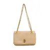 Tendência transfronteiriça bolsa quadrada pequena fresh de mão feminina bolsa nova outono 2026 cor sólida grade de diamante bolsa de ombro único bolsa transversal para o trabalho