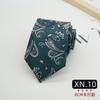 Gravata Masculina Formal Estilo Coreano Britânico Negócios Retrô 8cm Feita à Mão Floral Estudante Trabalho Profissional Moderna