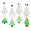 Molde de silicone para chocolate em forma de árvore de Natal, decoração de Natal, molde para bolo flip, molde para biscoitos em forma de árvore de Natal e pinheiro