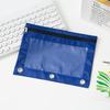 Bolsa para Documentos de Três Furos com Ilhós Binder para Lápis Bolsa de Tecido Oxford para Escritório B5 Bolsa de Papelaria Bolsa Grande para Lápis Bolsa de Armazenamento