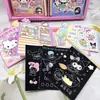 Nuevas y lindas tarjetas de dibujo para raspar de mascotas de dibujos animados, pegatinas de escenas, libro de pegatinas de grafiti negro para niños, juguete de regalo de premio