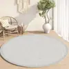 Alfombra Redonda de Lujo Ligero Japonés Cesta Colgante para el Hogar Mecedora Felpudo de Piso Alfombra de Dormitorio Junto a la Cama Alfombra de Sala de Estar Cojín para Sofá Mesa de Café