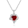 Colar de Prata Esterlina 925 Amor Design de Nicho Feminino Corrente Leve de Luxo para Clavícula Ins Pingente de Pedra Natural