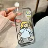 Falda Cuadros Azul Estilo Niña Funda para Teléfono iPhone 17 Promax 16/15 Simple 14 Pro Diseño de Nicho