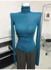 Camiseta base de manga larga fina, suave, de cuello alto, microtransparente, tipo chenilla, para niño, diseño único de Match hao, chaqueta