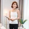 Outono e inverno Novo mais veludo acolchoado slim slim slim modal camisole feminino versátil alça de ombro fina camisa base atacado