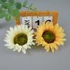 Simulación sardina girasol flor grande decoración del hogar decoración pintura al óleo caja de flores girasol caja de regalo ropa sombrero accesorios de flores