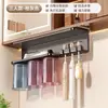Vaso magnético para enjuague bucal y portacepillos de dientes debajo del espejo del gabinete, vaso invertido para cepillos de dientes, portacepillos de dientes eléctrico, estante de almacenamiento montado en la pared para pasta de dientes