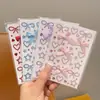 Pegatinas de Diamantes para Maquillaje de Ojos, Pegatinas de Maquillaje para Niños, Pegatinas Faciales, Accesorios Faciales, Pegatinas de Mariposas con Perlas y Diamantes, Pegatinas de Strass para Cejas de Escenario