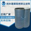 Cartucho de filtro de polvo industrial retardante de llama con película nano, colector de polvo a prueba de explosiones, máquina de granallado con chorro de arena, personalización de fábrica de pulverización