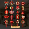Decoraciones de Año Nuevo 2026 Colgantes Día de Año Nuevo Centro Comercial Tienda Aula de Jardín de Infancia Diseño de Escena Colgantes del Año del Caballo