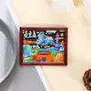 Imanes de Refrigerador de Madera Culturales y Creativos de Qinhuangdao Imanes de Pegamento Creativos de Ciudades Chinas Personalizados Regalos Conmemorativos de Viaje DIY