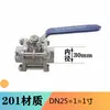 Válvula de Esfera Três Peças em Aço Inoxidável 304/316L Rosca Interna Passagem Plena Válvula de Esfera Soldada com Rosca Interna Q61F-16P