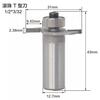 Fresa Esférica T-Cutter Fresa Ranurada Fresa de Entalhe Liga de Tungstênio Fresadora para Marcenaria Grau Industrial Jateamento de Areia Cor Primária Oferta Especial